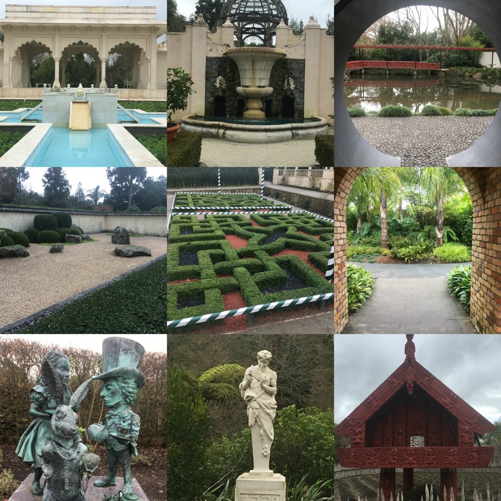 Hamilton Gardens Collage | Platinum Transfers & Tours NZ